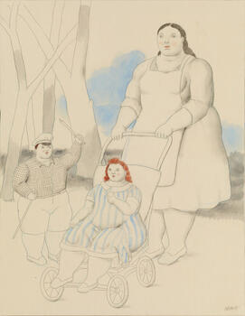 Nanny and children